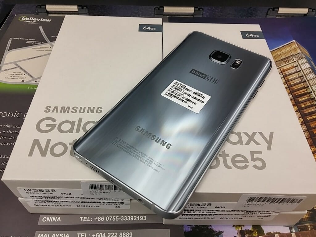 韓版三星NOTE 5 64GB 銀色